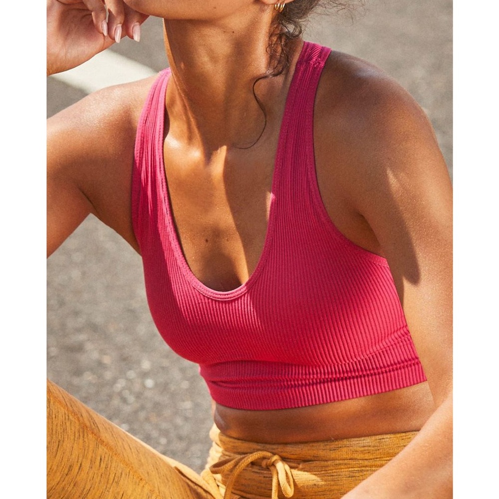 NWT Free People Free Throw Crop Top Passion Fruit - Picture 7 of 7
